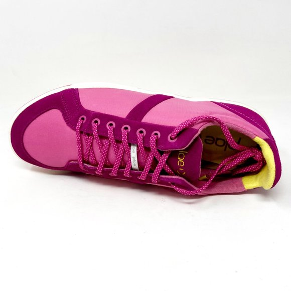 Plae Prospect Electric Fuchsia Pink Mens Suede Casual Sneakers 553010 639 - Picture 4 of 5